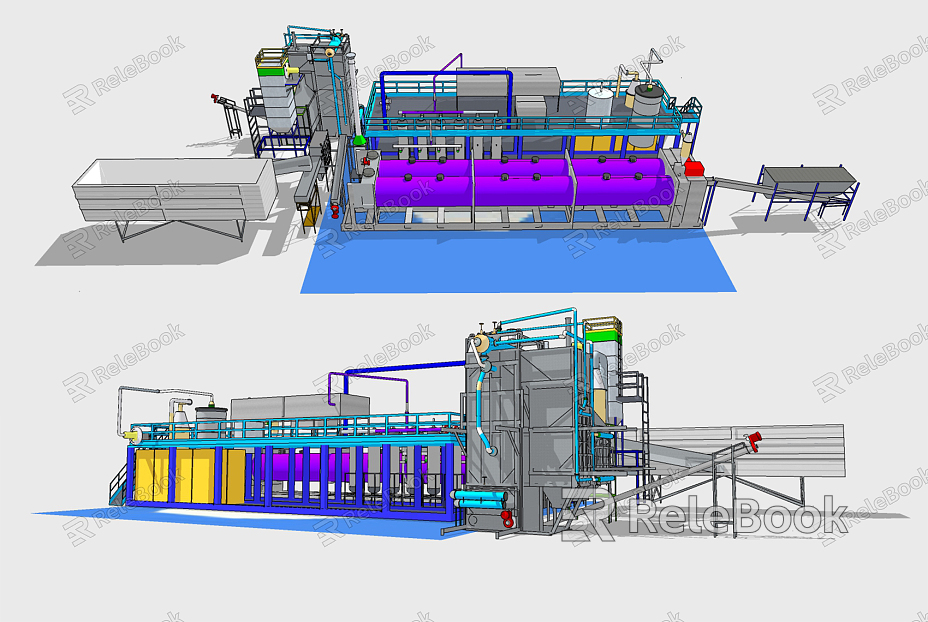 Modern Industrial LOFT Equipment Sewage Treatment Facilities Equipment model