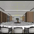 New Chinese-style private rooms 3d model