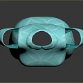 Stylish Turquoise Off Shoulder Dress With Geometric Circular Patterns For Fashionable Casual Wear