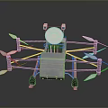 High Tech Multi Rotor Drone With Central Equipment Bay And Stable Landing Gear