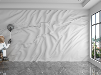 background wall 3d model