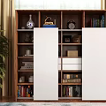 Modern Bookcase Bookshelf 3d model