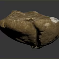 Rock Block Rock Block Rock Specimen Boulder Big Stone Block Rock Stratum Rock Stratum Rock Stratum Rock 3d model