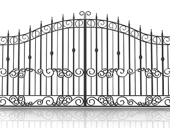 Modern Gate 3d model