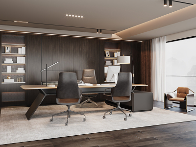 Modern Minotti Office model