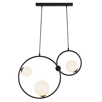 Modern Simple Light Luxury Chandelier 3d model