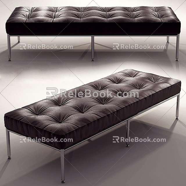 Sofa stool 3d model