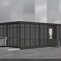 Modern Hospital Building With Large Glass Windows And Accessible Exterior Entrance Design
