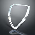 Stylish Silver Necklace with Polished Chain Link Design Fashionable Metal Jewelry Accessory