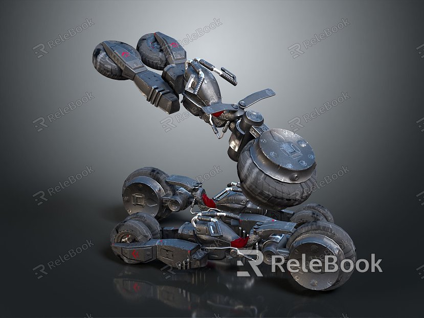 Modern Motorcycle Jet Motorcycle Science Fiction Motorcycle Concept Motorcycle Flying Car model