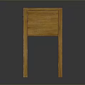 Traditional Wooden Table Design With Three Drawers Metal Handles And Sturdy Legs