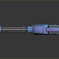 Mini Gun Mini Machine Gun Sci-fi Weapon Futuristic Weapon Sci-fi Equipment Concept Weapon Next Generation Weapon 3d model