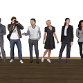 Multiplayer 3d model