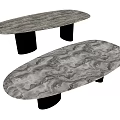 Modern Casamilano Dining Table Rectangular 3d model