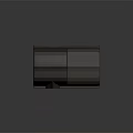 Cartoon Style Mobile Dining Car With Brown Roof And Green Body