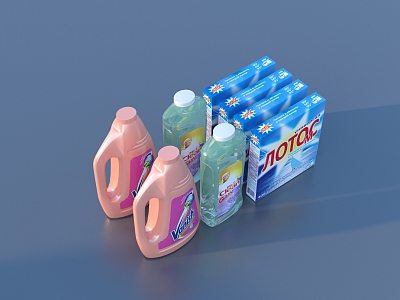 Laundry detergent Laundry detergent 3d model