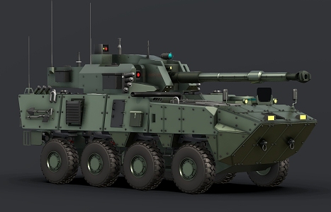 armored vehicle infantry fighting vehicle personnel carrier tank 3d model