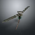 Unmanned Aerial Drone With Extended Wings Rotor System And Central Body Structure