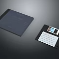Modern Game Machine Game Disc Home Game Machine Nintendo Game Machine 3d model