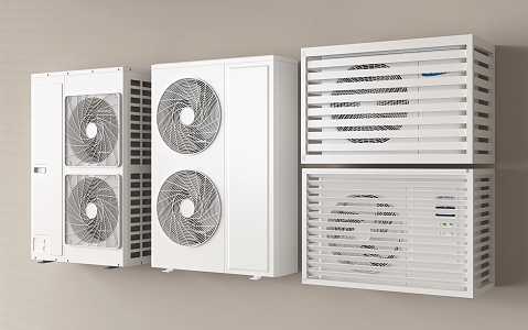 Air conditioning external unit 3d model