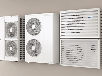 Air conditioning external unit 3d model