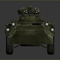 BTR80A Light Tank Light Armored Modern Tank 3d model