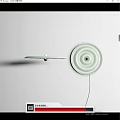 Modern Lighting Combination Featuring Flat Disc Pendant Light and Circular Wall Lamp with Concentric Patterns