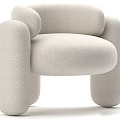 Single Sofa Leisure Chair Leisure Sofa Sofa Chair 3d model