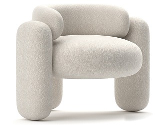 Single Sofa Leisure Chair Leisure Sofa Chair 3d model