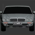 Classic Light Blue Sedan Exterior Design With Black Windows And Silver Wheels