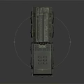 Military Transport Vehicle With Camouflage Paint And Heavy Duty Multi Wheel Design