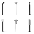 Different Designs of Wall Lamps with Metal and Glass Finishes in Modern and Industrial Styles