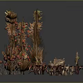 Unique Decorative Plants With Brown Stems And Red Fruits For Artistic