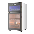 Stainless Steel Double Layer Kitchen Disinfection Appliance With UV And Heating Functions