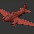 Modern aircraft Vintage aircraft World War II aircraft 3d model