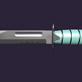 Dagger Tool Knife Field Dagger Sabre Military Dagger Pickle Knife Low Face Number Low Model Simple Model Game Sub-era Movie and TV Level Super Realism 3d model