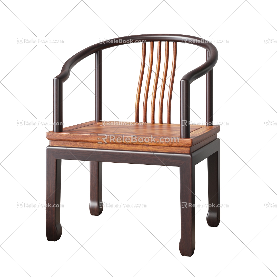 New Chinese Tea Room Tea Table Chair 3d model