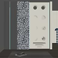 Modern Partition Entrance 3d model