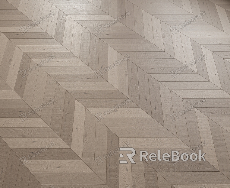 Modern wood floor fishbone wood floor model