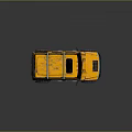 Yellow Off Road SUV With Roof Rack And Rugged Tires For Adventure