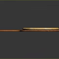 Freshly Baked Golden Brown Flatbread with Fluffy Texture Served on Wooden Paddle