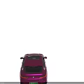 Purple BMW Coupe Style SUV With Modern Exterior Design And Shiny Finish