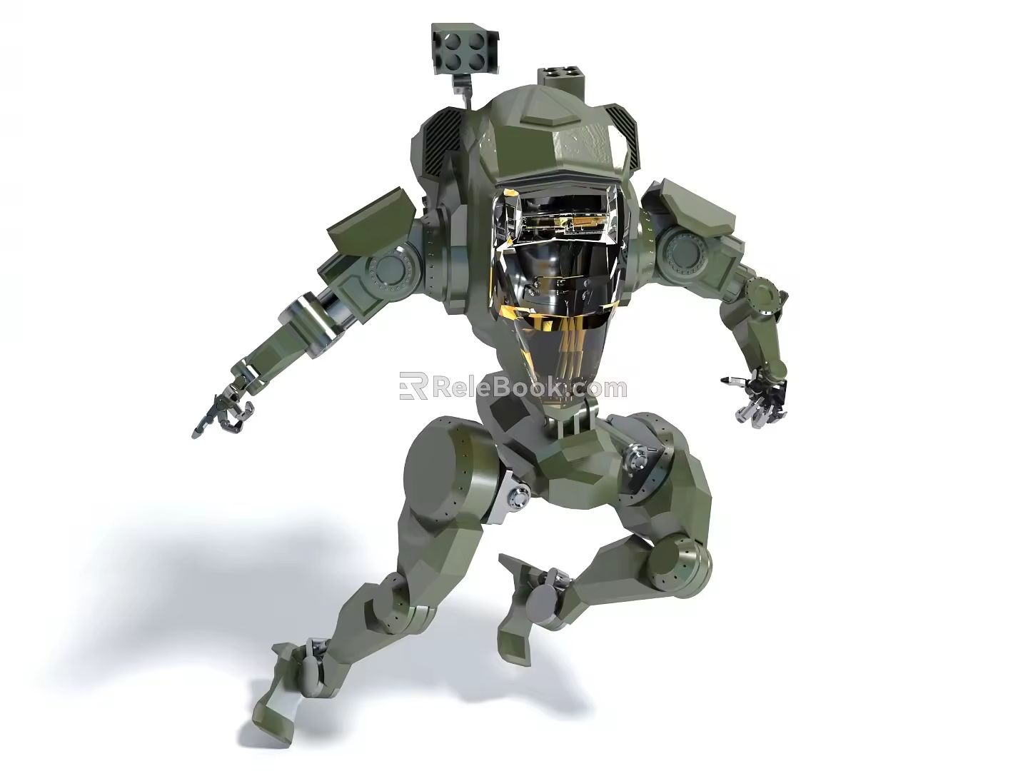 Style mecha robot sci-fi character movie character Transformers 3d model