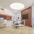 Modern Hospital Outpatient Clinic Featuring Spacious Waiting Area And Comfortable Seats