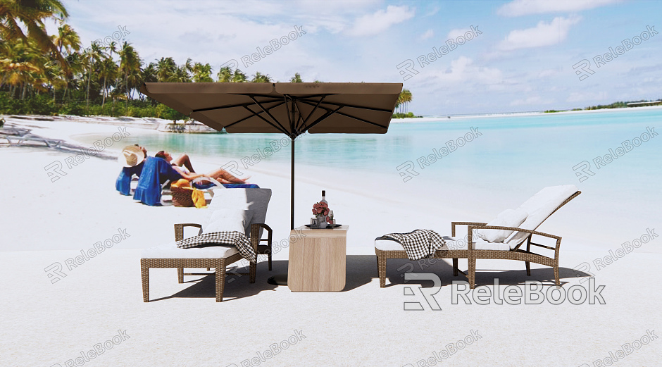 Modern Lounger Outdoor Lounger model