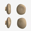 Modern Glossy Glass Wall Lamps With Brass Metal Base For Interior Home Lighting