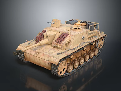 Modern Light Tank Light Armored Tank 3d model