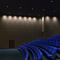 Modern Cinema Screening Hall 3d model