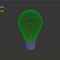 Modern Green Lighting Combination With Copper Base And Simple Glass Design