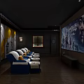 Luxury SPA Sauna Interior Design With Comfortable Massage Chairs And Soft Lighting